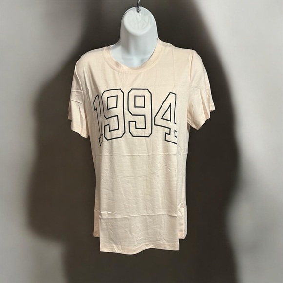 1994 Retro Graphic Cream T-Shirt – Unisex Birthday Tee – Size S– NWOT - Picture 1 of 4
